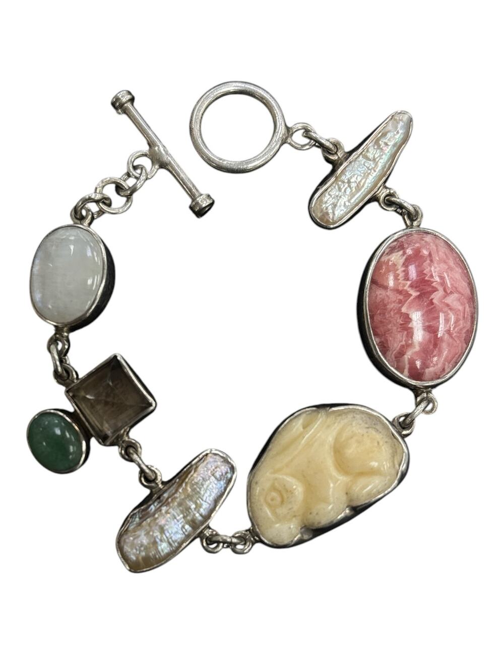 Sterling Silver Gemstone Bracelet